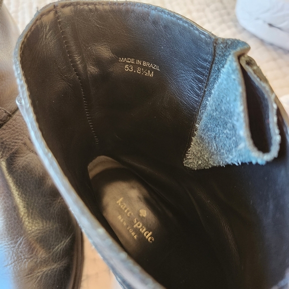 Kate spade black biker boots 8.5 - Picture 9 of 9